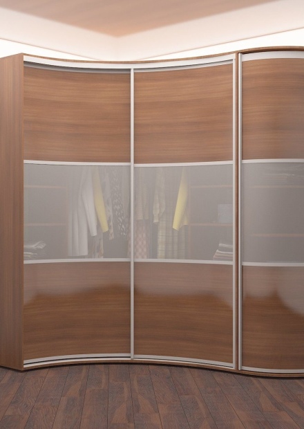 Радиусные шкафы-купе