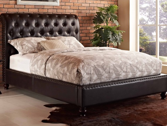 Кровать в стиле Честерфилд