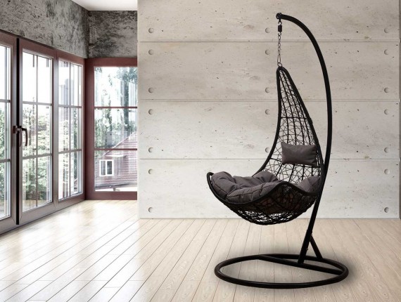 Кресло-кокон, в котором удобно мечтать