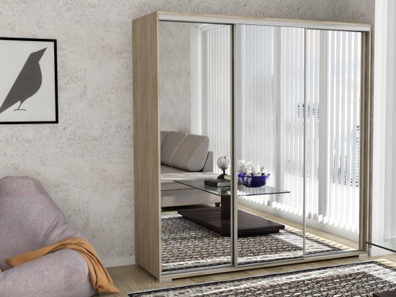 Шкаф-купе с зеркалами