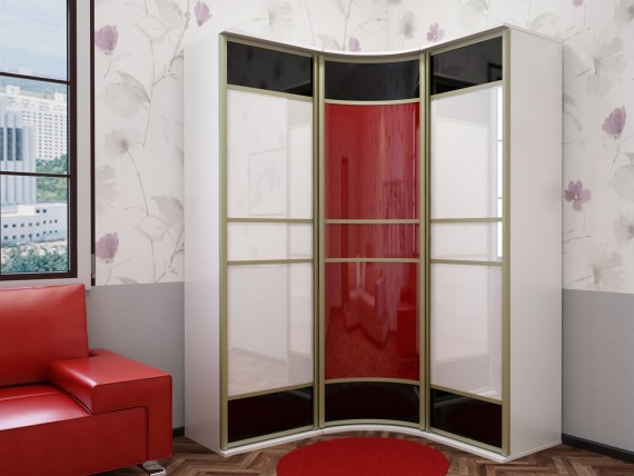 Радиусный шкаф-купе