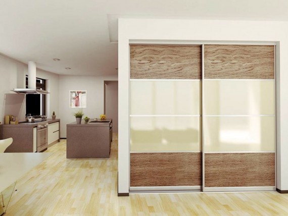 Шкаф-купе встроенный в нишу