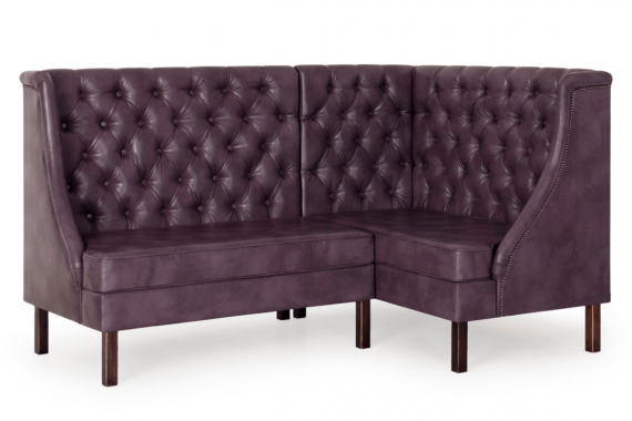 Офисный диван в технике Капитоне