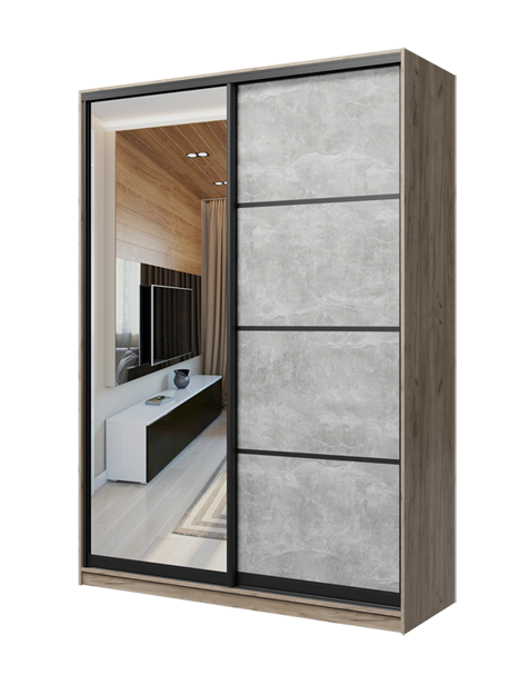 Шкафы-купе в стиле лофт DUBRAVA под заказ