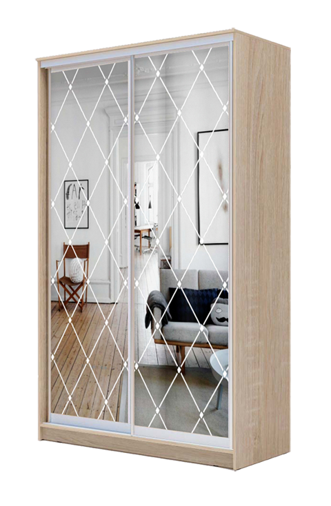 Шкафы-купе с пескоструем DUBRAVA под заказ