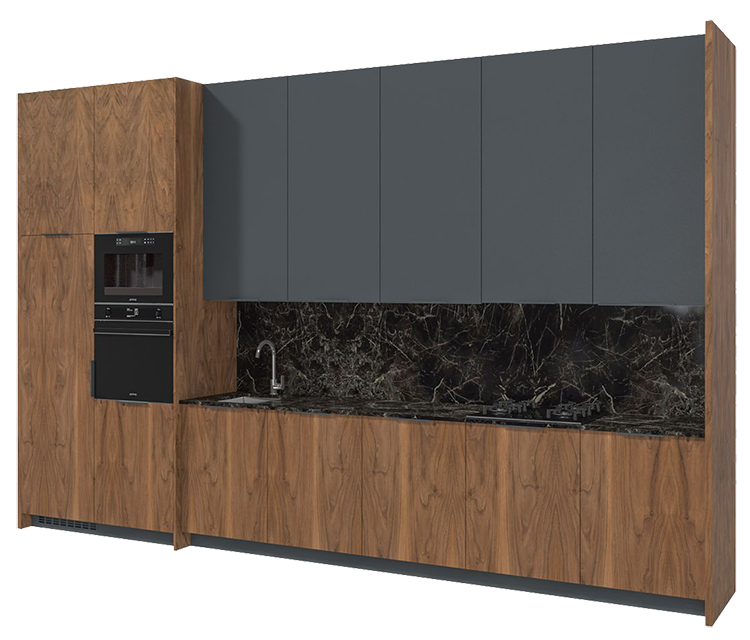 Кухни черного цвета на заказ DUBRAVA под заказ
