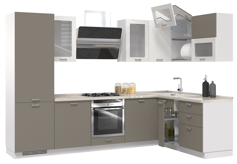 Кухни в стиле Хай-Тек DUBRAVA под заказ