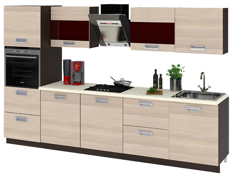 Кухни в стиле минимализм DUBRAVA под заказ