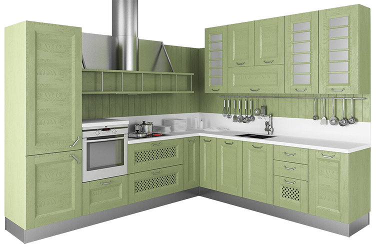 Кухни из массива дерева DUBRAVA под заказ